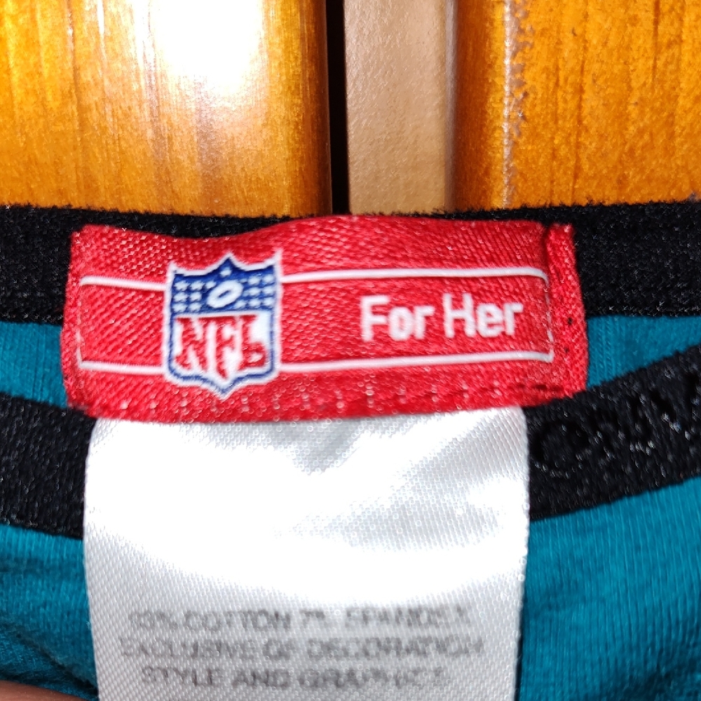 NFL For Her Teal and Black Top
